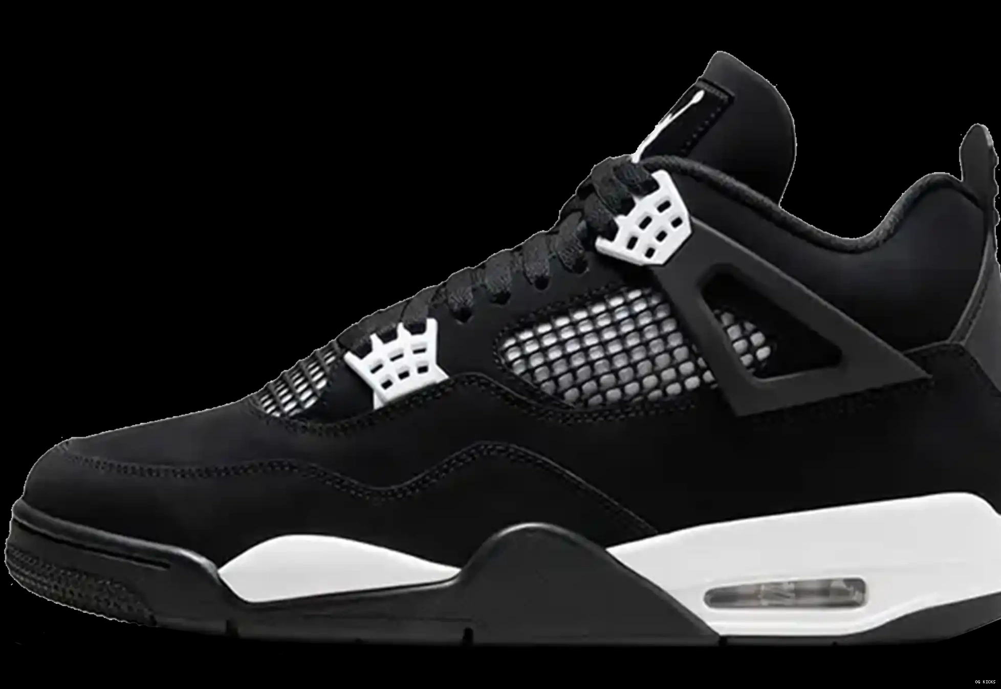 Jordan Retro 4 Thunder White 0508